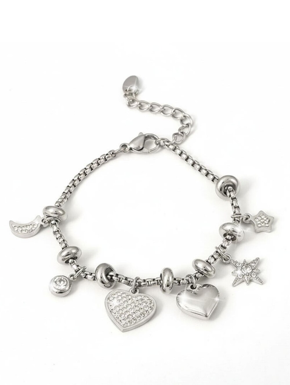 Silver Charm Bracelet - Picture 5 of 7